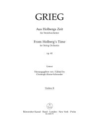 Holberg Suite (From Holberg's Time) Op.40 (Violin II)