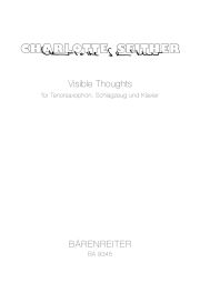 Visible thoughts for Tenor Saxophone, Percussion and Piano (Playing Score)