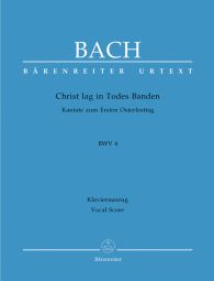 Cantata No.4 Christ lag in Todes Banden (BWV 4) (Vocal Score)
