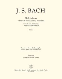 Cantata No.6: Bleib bei uns, denn es will Abend (BWV 6) (Cello/Bass/Bassoon)