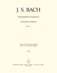 Ascension Oratorio (BWV 11) (Viola)