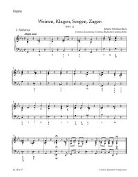 Cantata No.12: Weinen, Klagen, Sorgen, Zagen (BWV 12) (Organ)