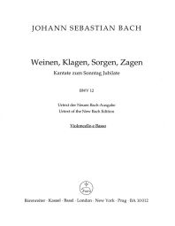 Cantata No.12: Weinen, Klagen, Sorgen, Zagen (BWV 12) (Cello/Bass)