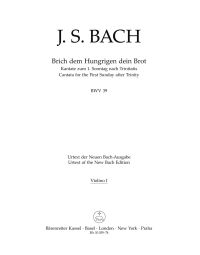Cantata No.39: Brich dem Hungrigen dein Brot (Break with hungry men thy bread) (BWV 39) Violin I
