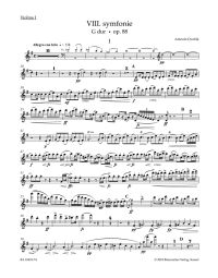 Symphony No.8 in G major Op.88 (Violin I)