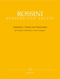 Andante, Theme and Variations for Flute, Clarinet, Horn and Bassoon
