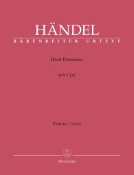 Dixit Dominus HWV 232 (Full Score, paperback)