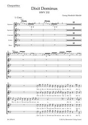 Dixit Dominus HWV 232 (Choral Score)