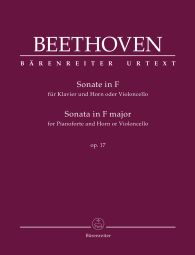 Sonata for Pianoforte and Horn or Violoncello in F major Op.17