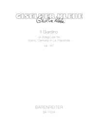 Il Giardino un Adagio per tre, Op.147