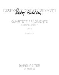 Quartet Movement (String Quartet No.7) Parts