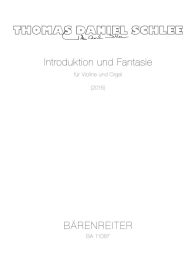 Introduction and Fantasie for Violin and Organ