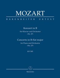 Concerto for Piano No.27 in B-flat major (K.595) (Study Score)