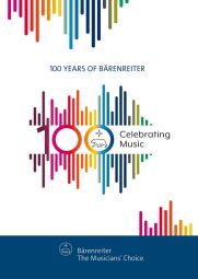 Bärenreiter Jubilee Flyer: 100 Years of Music