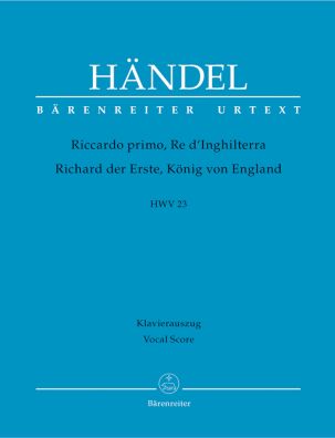 Riccardi Primo, Re d'Inghilterra (HWV 23) (Vocal Score)