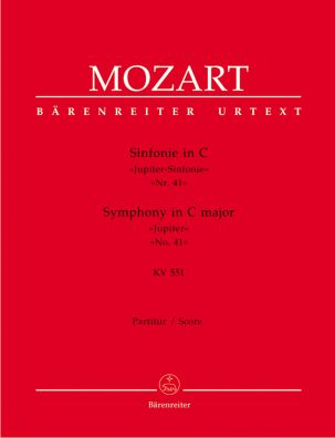 Symphony No.41 in C major (K.551) (Jupiter) (Full Score)