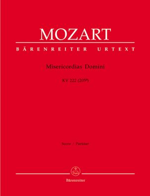 Misericordias Domini (K.222) (Full Score)
