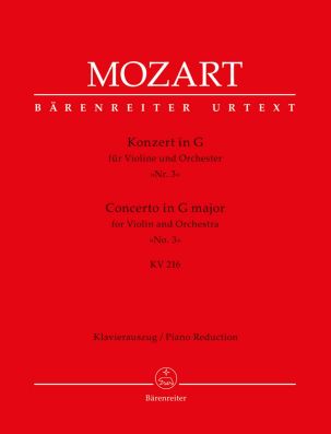 Concerto for Violin No.3 in G major (K.216) (Violin & Piano)
