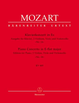 Concerto for Piano No.14 in E-flat major (K.449) (Chamber Edition, Score & Parts)