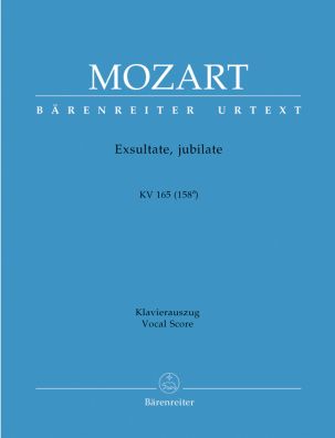 Exsultate, jubilate (K.165) (Vocal Score)