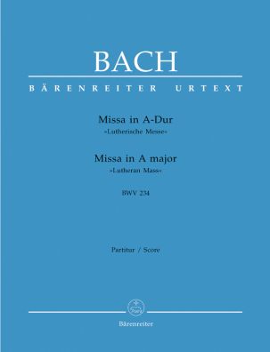 Mass in A major (BWV 234) Lutheran Mass 2 (Full Score, paperback)
