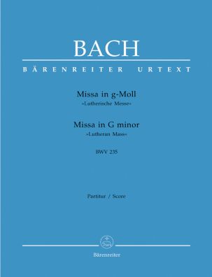 Mass in G minor (BWV 235) Lutheran Mass 3 (Full Score, paperback)