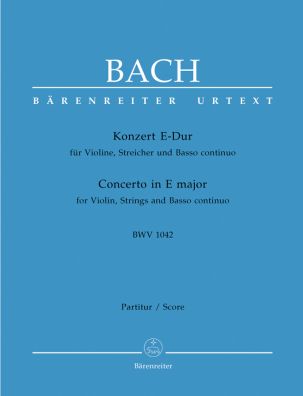 Concerto for Violin in E major (BWV 1042) (Full Score, paperback)