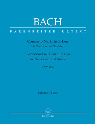 Concerto for Harpsichord No.2 in E major (BWV 1053) (Full Score)