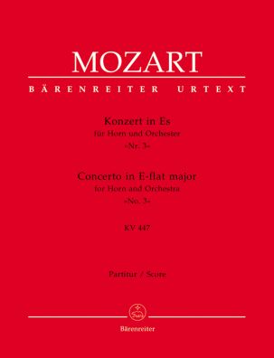 Concerto for Horn No.3 in E-flat major (K.447) (Full Score)