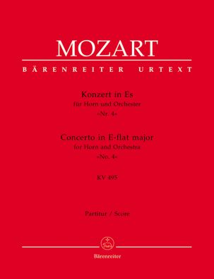 Concerto for Horn No.4 in E-flat major (K.495) (Full Score)
