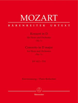 Concerto for Horn No.1 in D major (K.412 + K.514) (Horn & Piano)
