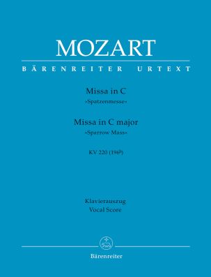 Mass in C major (K.220) Sparrow Mass (Vocal Score)