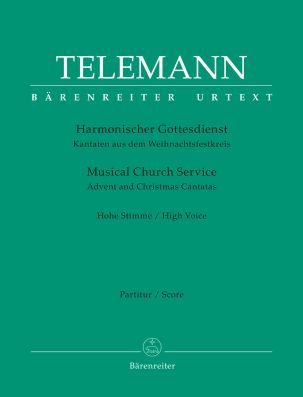 Der Harmonische Gottesdienst Advent & Christmas Cantatas High Voice (Score)