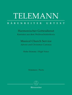 Der Harmonische Gottesdienst Advent & Christmas Cantatas High Voice (Set of Parts)