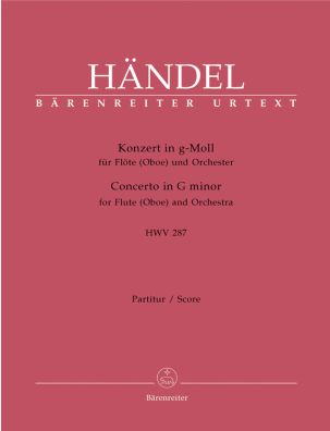 Concerto for Flute (Oboe) in G minor (HWV 287) (Full Score, paperback)