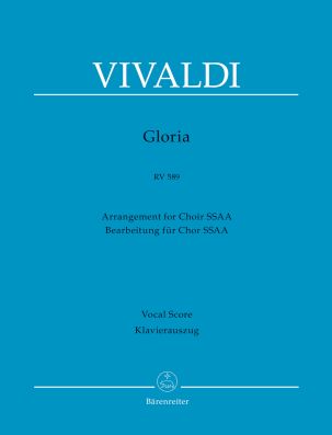 Gloria RV 589 (Arrangement for female choir SSAA) (Vocal Score)