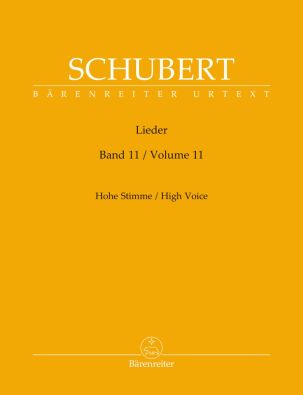 Lieder Volume 11, High Voice & Piano