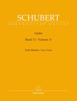 Lieder Volume 11, Low Voice & Piano
