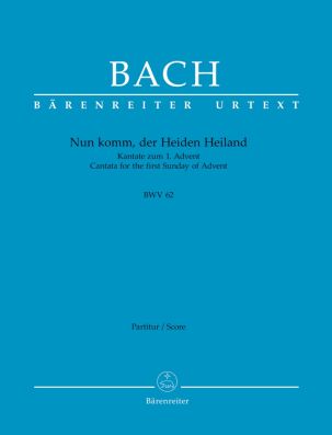 Cantata No.62: Nun komm, der Heiden Heiland (BWV 62) (Full Score, paperback)
