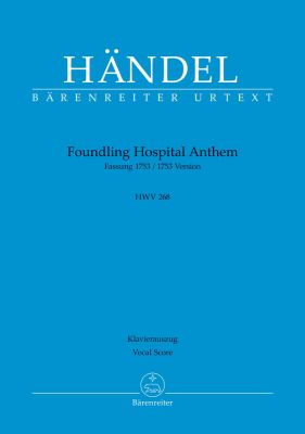 Foundling Hospital Anthem HWV 268 - 1753 Version (Vocal Score)