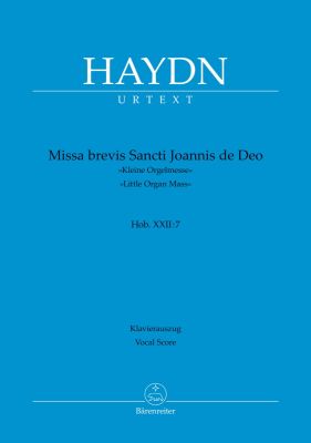 Missa brevis Sancti Joannis de Deo (Little Organ Mass) (Hob.XXII:7) (Vocal Score)