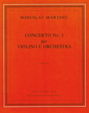 Concerto for Violin No.1 H 226 (Full Score, paperback)