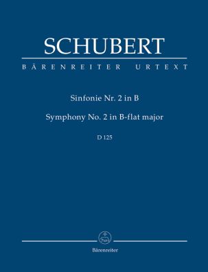 Symphony No.2 in B-flat major D 125 (Study Score)