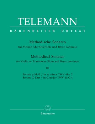 Methodical Sonatas for Violin (Flute) and Bc: Volume 3