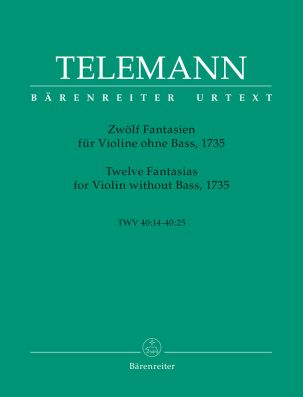 Twelve Fantasias for Violin without Bass (TWV 40: 14-25)