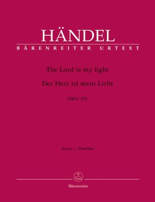 The Lord Is My Light (HWV 255) Chandos Anthem No.10 (Full Score)