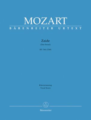 Zaide (Das Serail) (K.344) (Vocal Score)