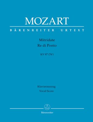 Mitridate, Re di Ponto (K.87) (Vocal Score)