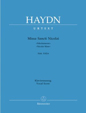 Missa Sancti Nicolai (St Nicholas Mass) (Hob.XXII:6) (Vocal Score)