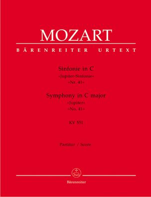 Symphony No.41 in C major (K.551) (Jupiter) (Full Score)
